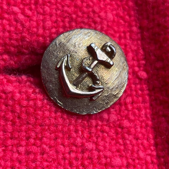 Dumas vintage coat; beautiful red like new! Petite style - Picture 12 of 15